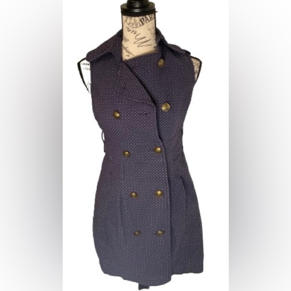 Twenty One Double Breasted Sleeveless Coat/Dress